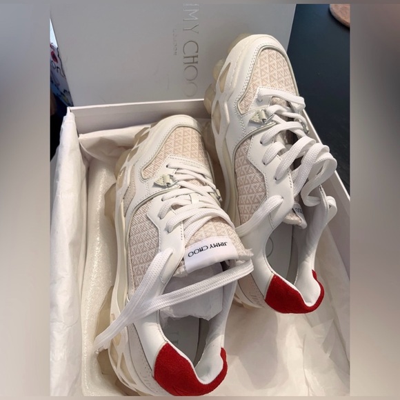 Jimmy Choo Diamond X Sneaker Brand new! SIZE 8 - Picture 7 of 10